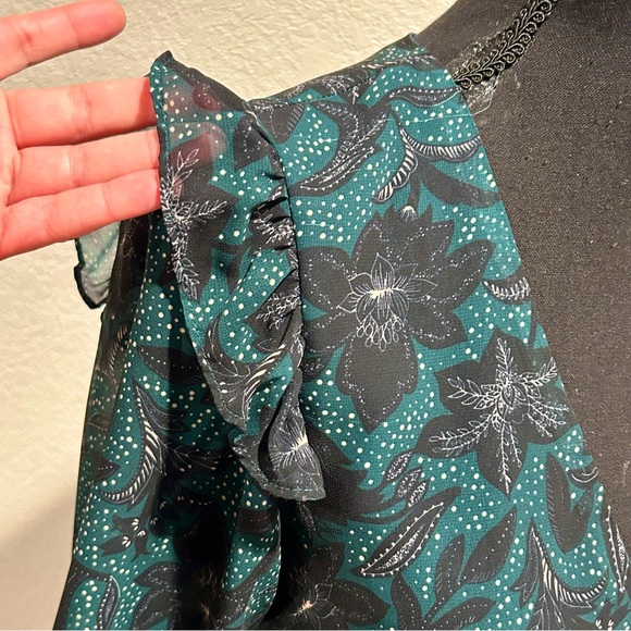 NWT Sam Edelman “Ditsy-Print” Midi Dress - Picture 5 of 7